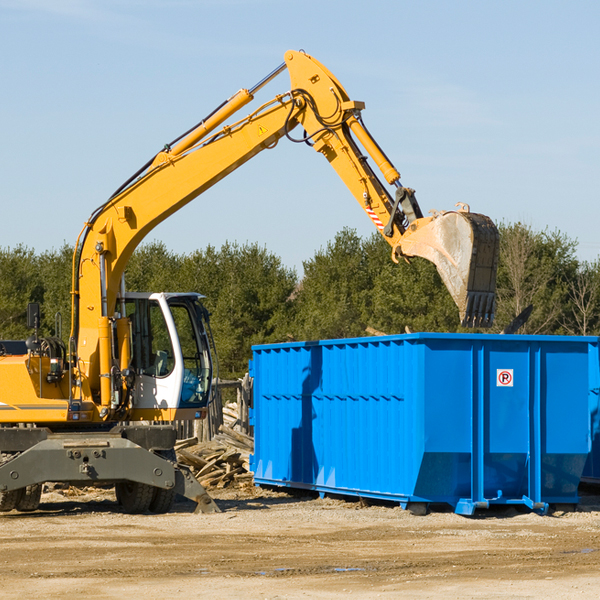 what are the rental fees for a residential dumpster in Las Palomas